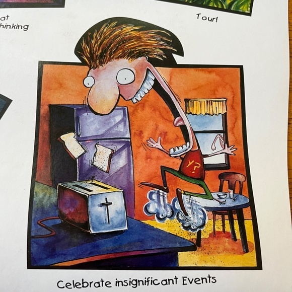 Tiny Damage Notions Large Poster College Collection Wall Room Decor, Size 24x36 - Picture 10 of 13